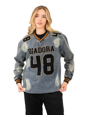 Diadora Piero Sweater Dark Denim