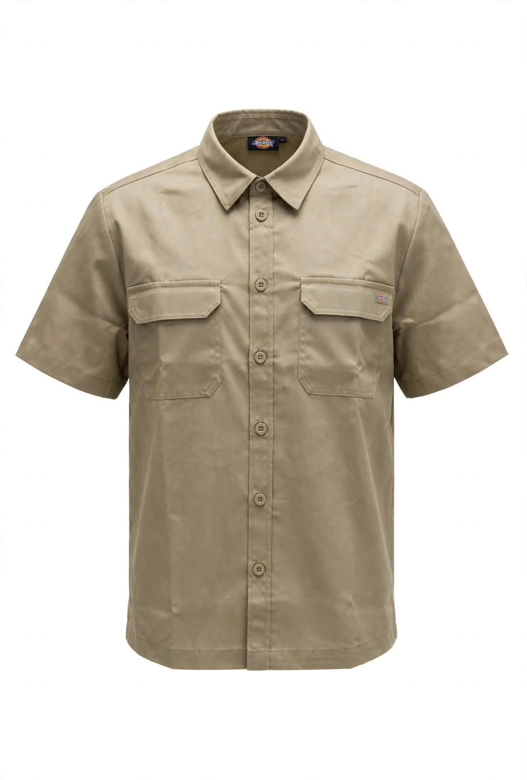 Dickies Shirts Short Sleeve Bongo Khaki