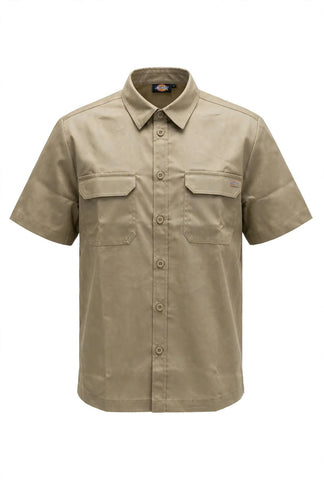 Dickies Shirts Short Sleeve Bongo Khaki
