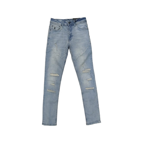 Pure Premium Ripped Jeans Washed Blue