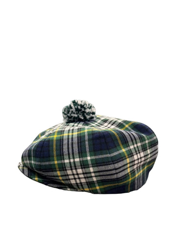 Knox Newspaper Cap Tartan Green