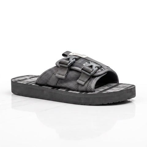 Jonathan D Jack Sandals Gunmetal Check