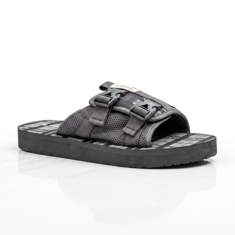Jonathan D Jack Sandals Gunmetal Check