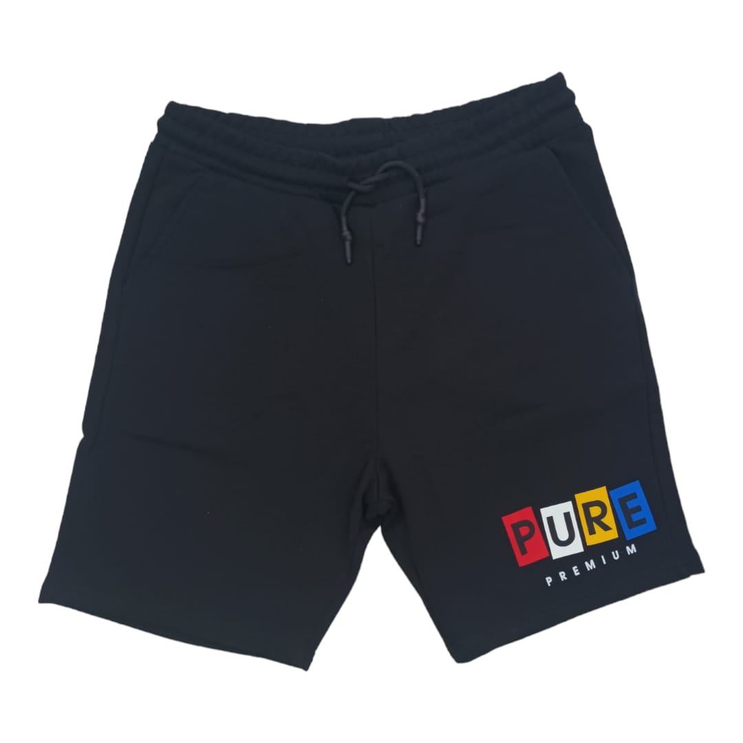 Pure Premuim Shorts Block Black