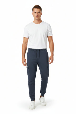 Cutty Harlow Track-Pant Steel Blue