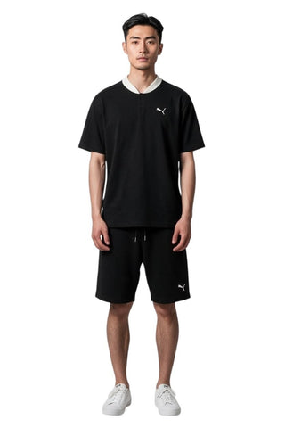 Puma Shorts Set Ess Elevated Relaxed Material Black