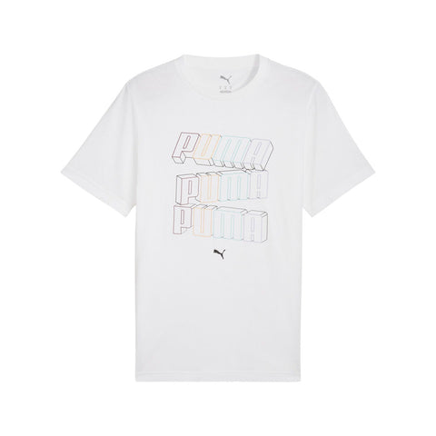 Puma T-Shirt Ess Logo Lab Hog Cream