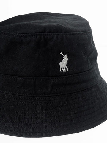 The Polo Sydney Twill Bucket Hat – Jet Black
