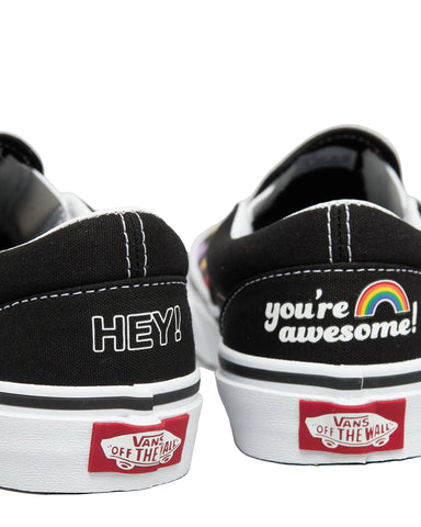 Vans Kids Slip-On Radically Happy Black
