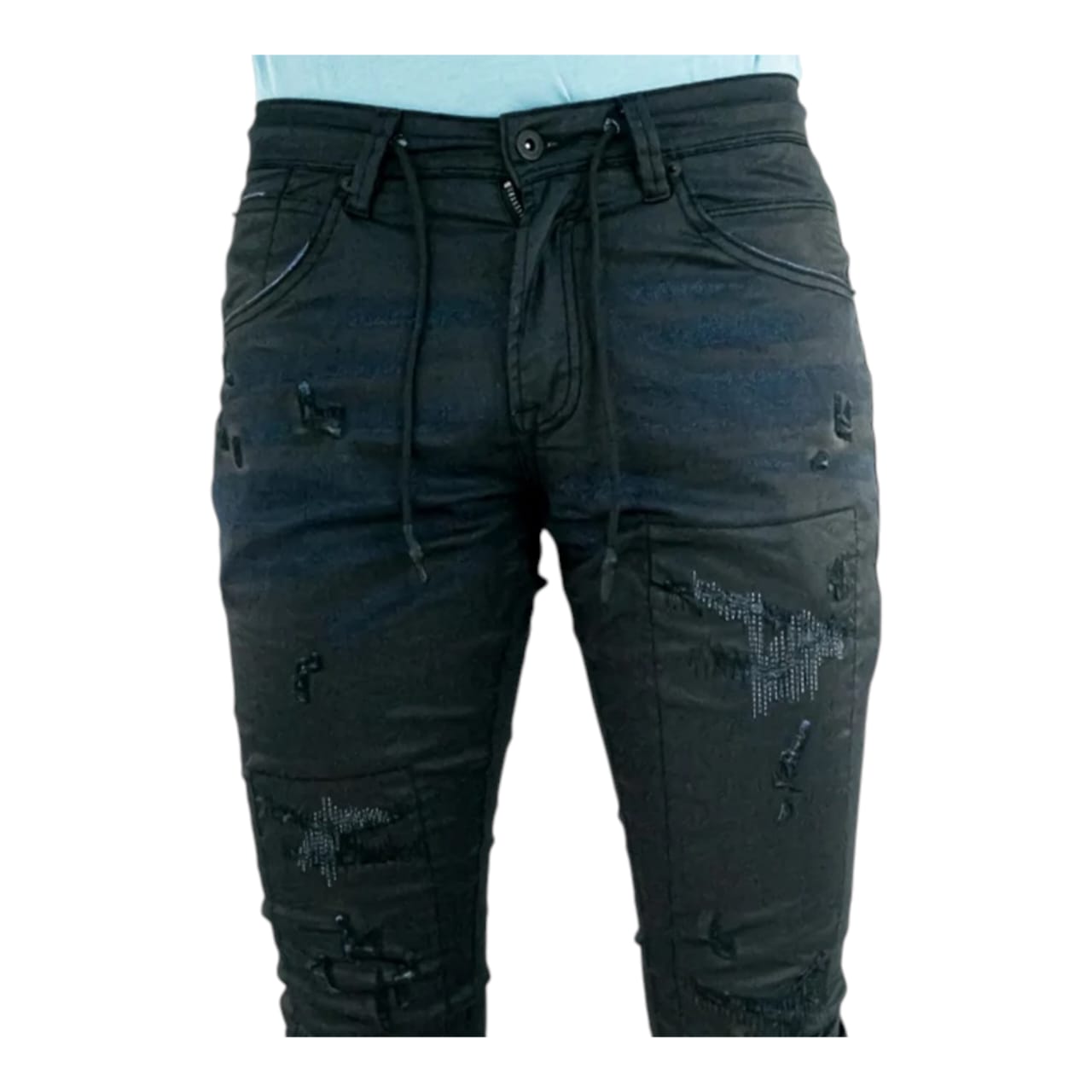 Cutty Jeans Fabian Wax Denim  - Black