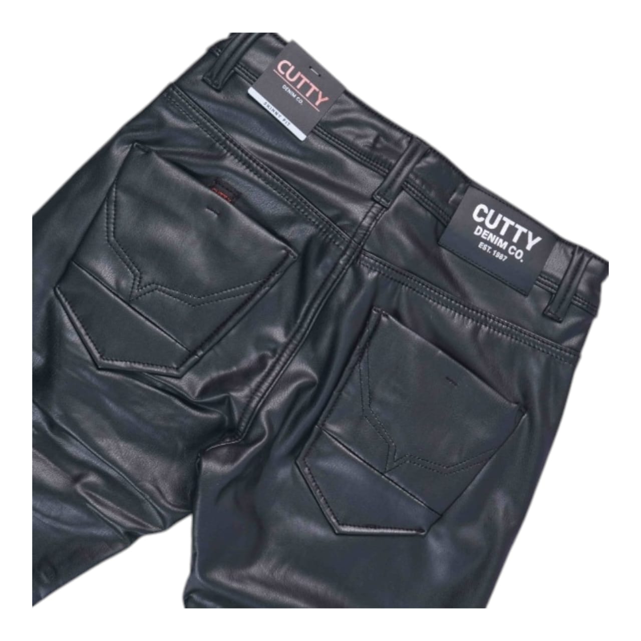 Cutty Jeans Rowan PU Coated Black