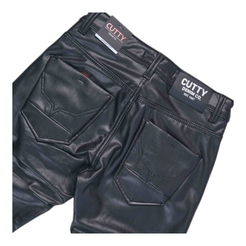 Cutty Jeans Rowan PU Coated Black
