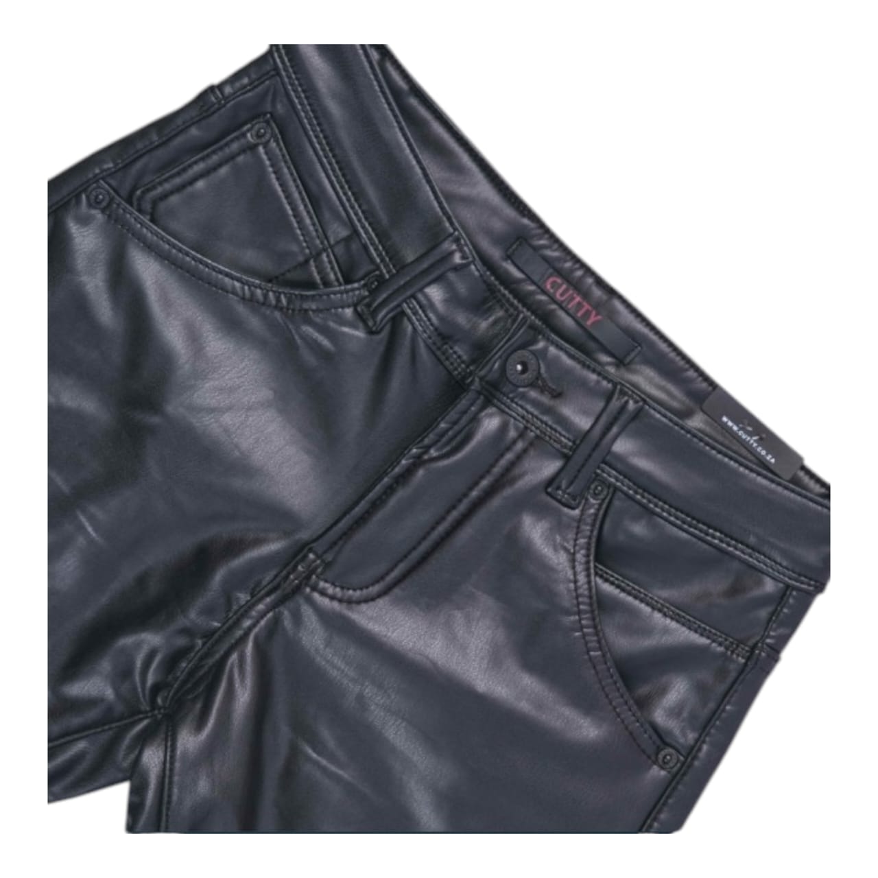 Cutty Jeans Rowan PU Coated Black