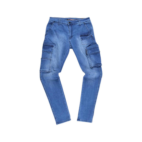 Cutty Jeans Leon Cargo Washed Blue