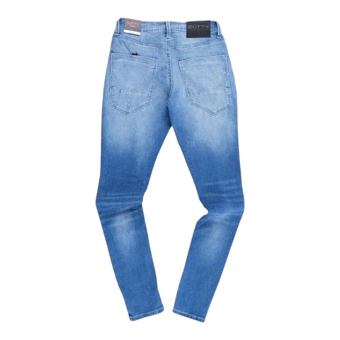 Cutty Cink Skinny Fit Mid-Rise Jean - Blue