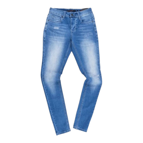 Cutty Cink Skinny Fit Denim Distressed Jeans