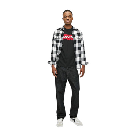 Levi's Men's Graphic Set-In Neck ZA HM - Jet Black