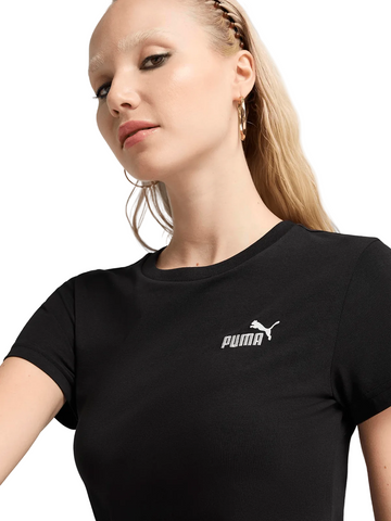 Puma Dress Essential Tee Logo Slim Black