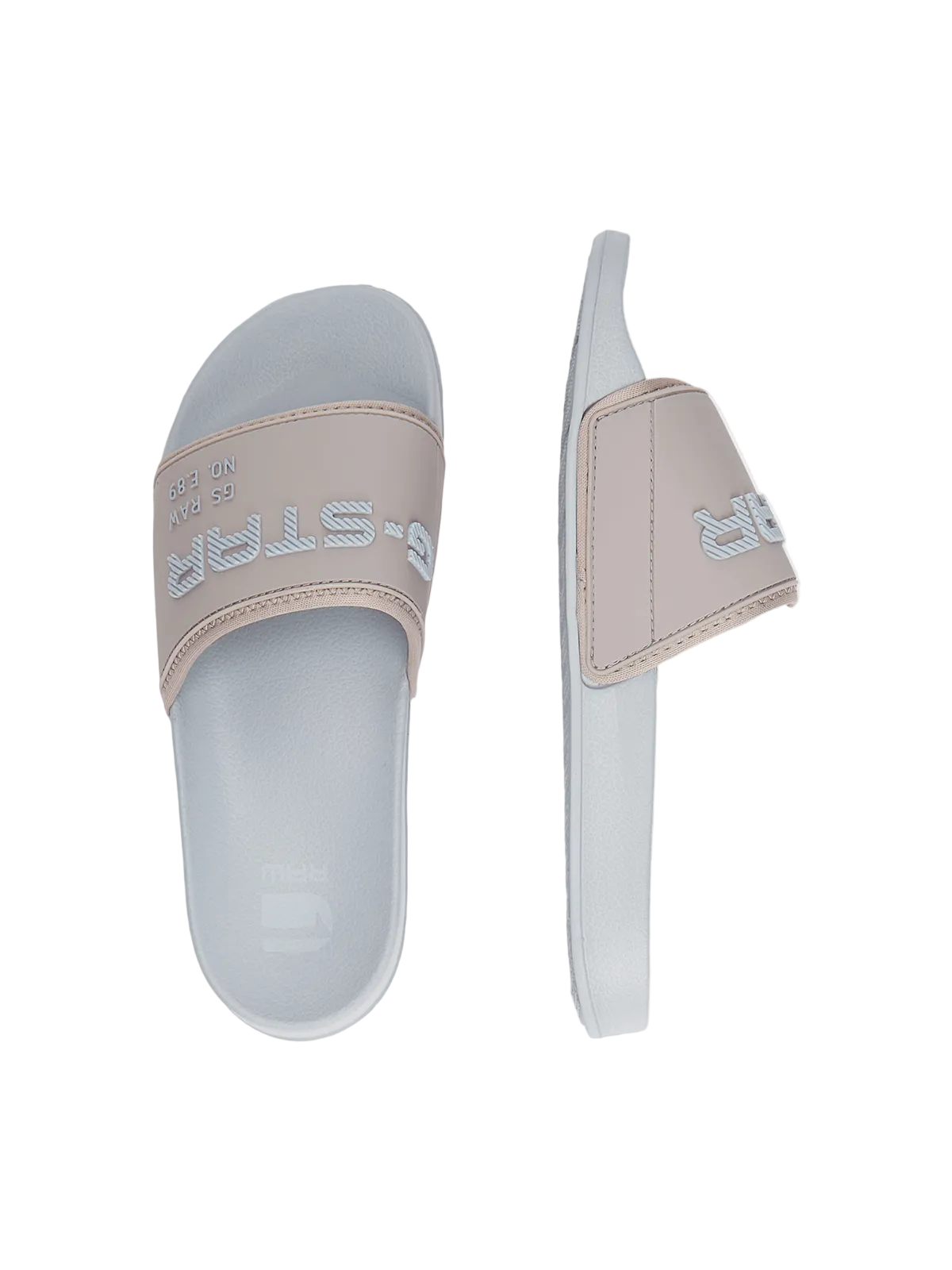 G Star Ladies Sandal Slide Cart V  Grey/Mauve