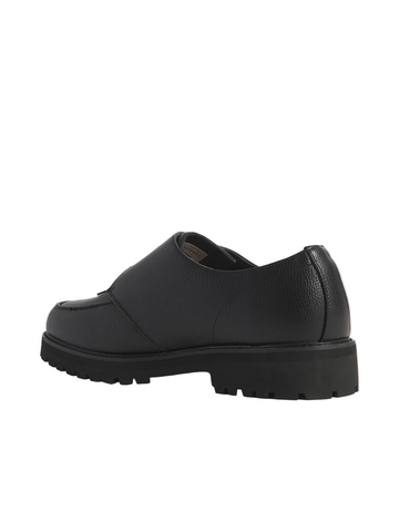 Jonathan D Tanner Buckle Black Mens Loafers
