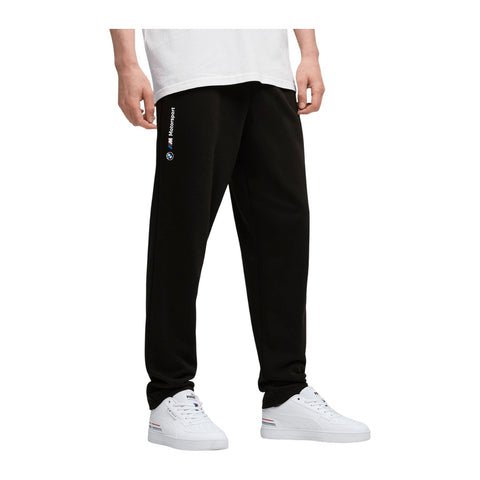 Puma BMW MMS ESS+ Pants – Black Motorsport Sweatpants for Men