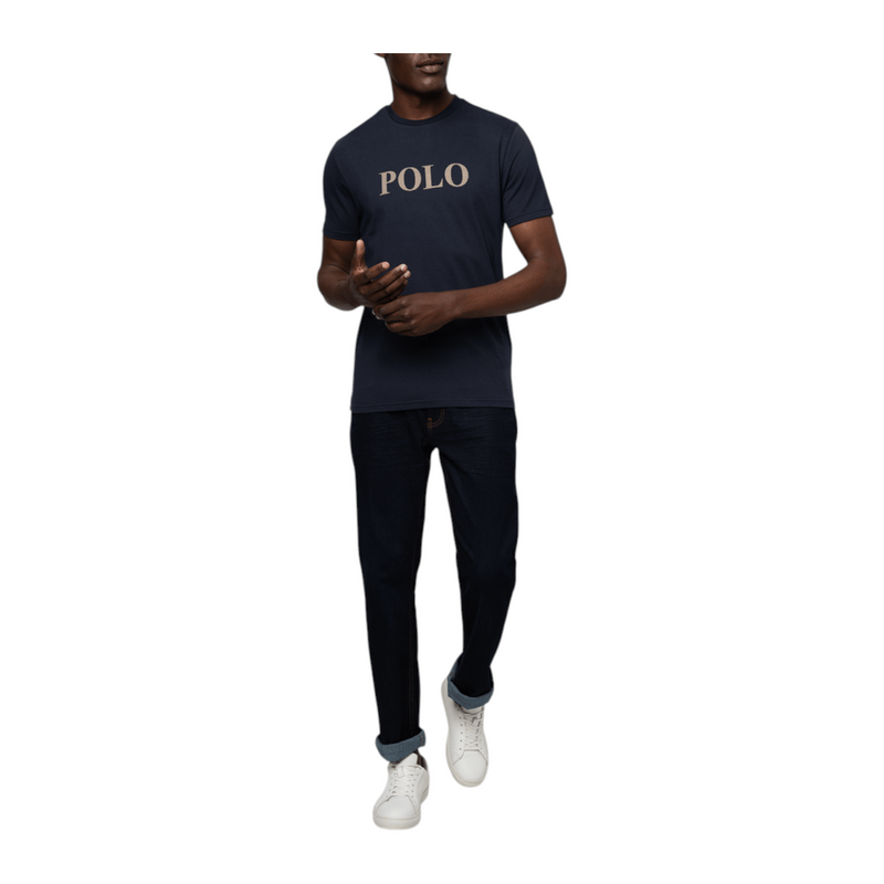 Polo T-Shirt Logo Navy