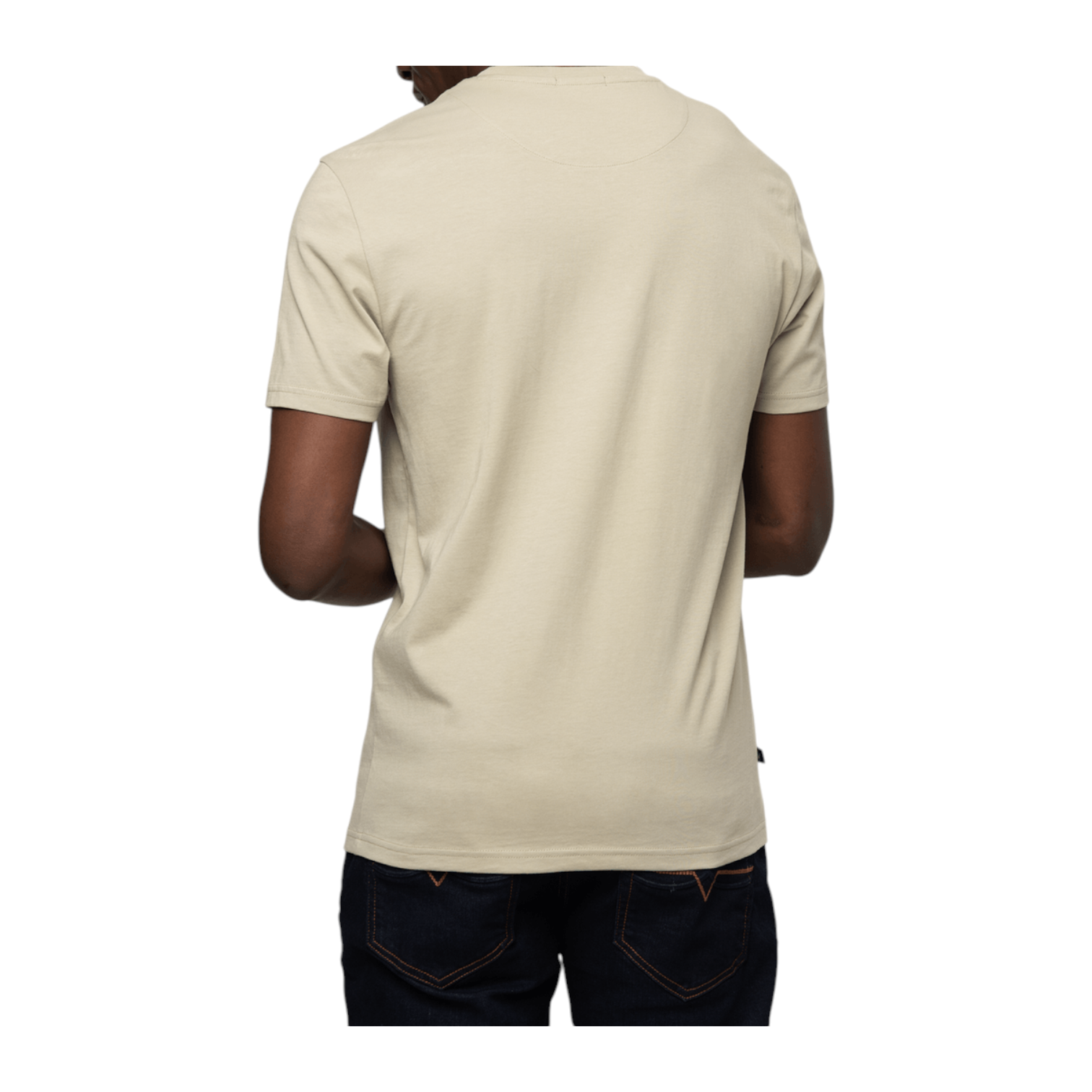 Polo Men's Chest Logo SS T-Shirt - Stone