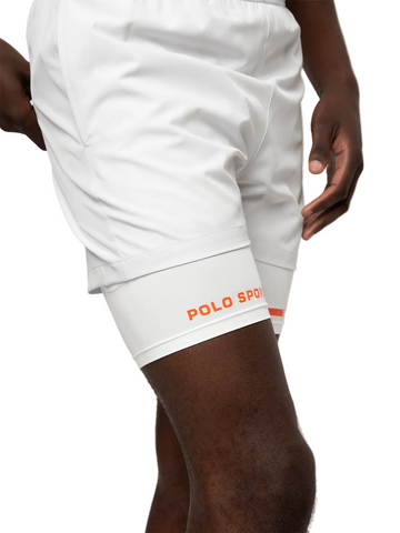 Polo Shorts Sport Running Grey