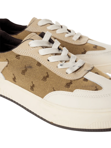 Polo Ladies Sneakers Panelled Jacquard Stone