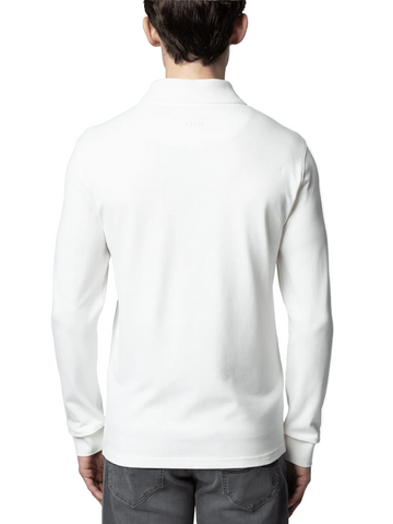 Polo Golfer Ls Essential Pique White