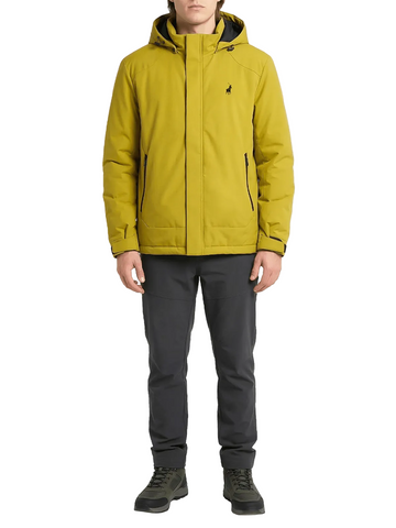 The Polo Quilted Hood Jacket Yellow