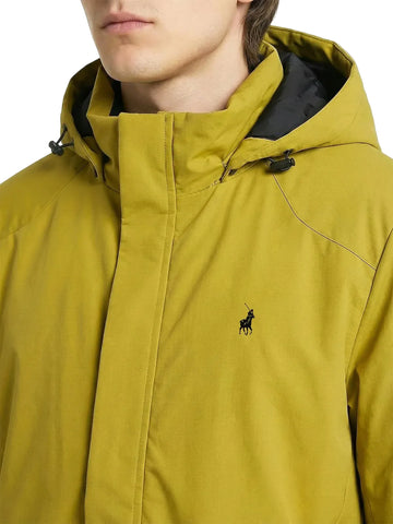 The Polo Quilted Hood Jacket Yellow