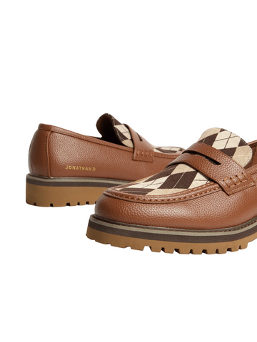 Jonathan D Penny Argile Mens Tan Loafers