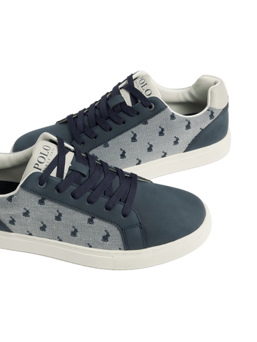 Polo Sneaker Jacquard Classic Navy