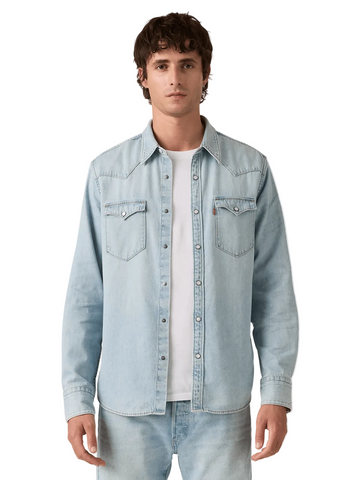 Levis Western Demin Shirt Stone Wash
