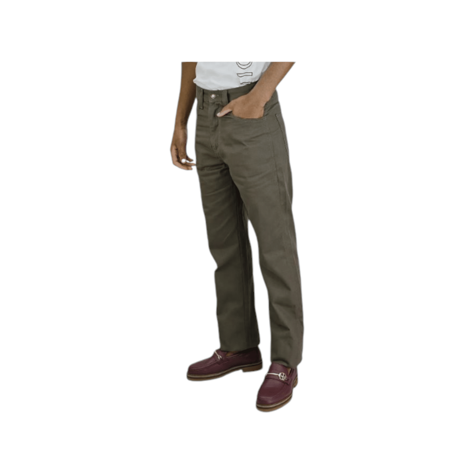 Samson Long Twill Painter Olive/Brown