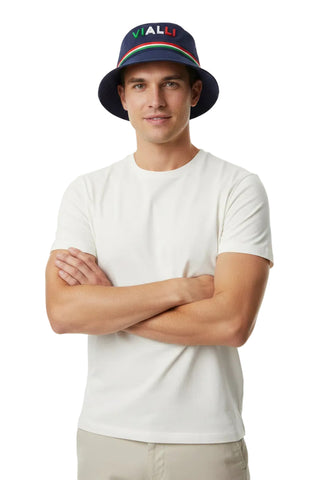 Vialli Bucket Hat Iquale Navy