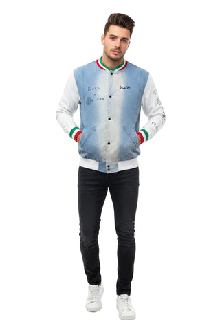 Vialli Baseball Jacket Doncic Denim