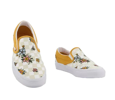 Vans Classic Slip-On Cottage Check Mustard