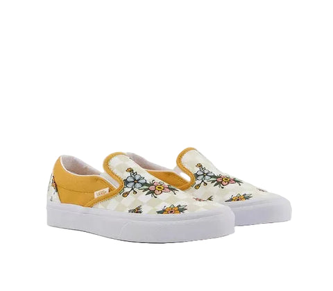 Vans Classic Slip-On Cottage Check Mustard