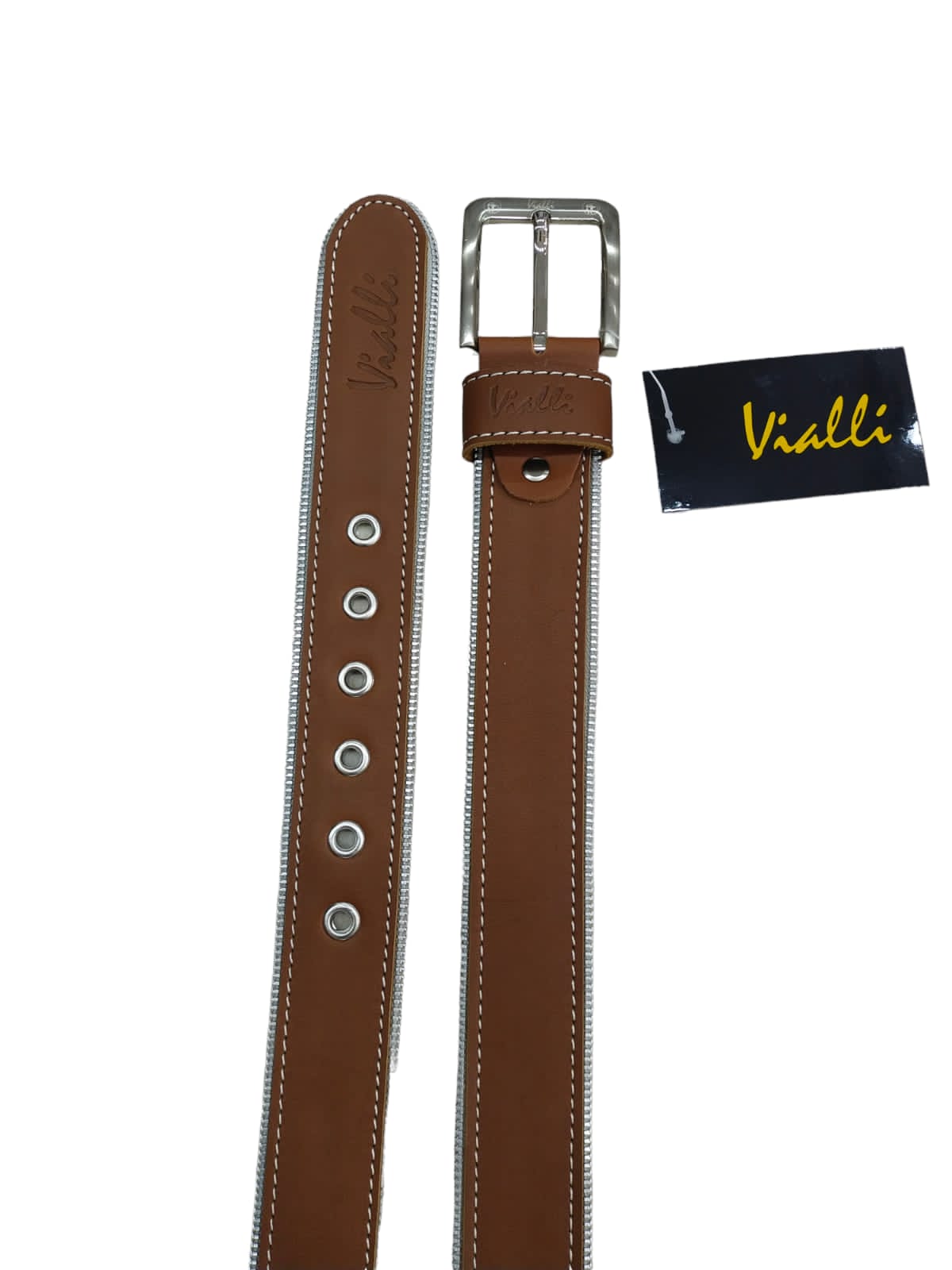 Vialli Belt Raso Tan