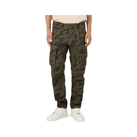 G Star Rovic Zip 3D Regular Tapered Olive Camo