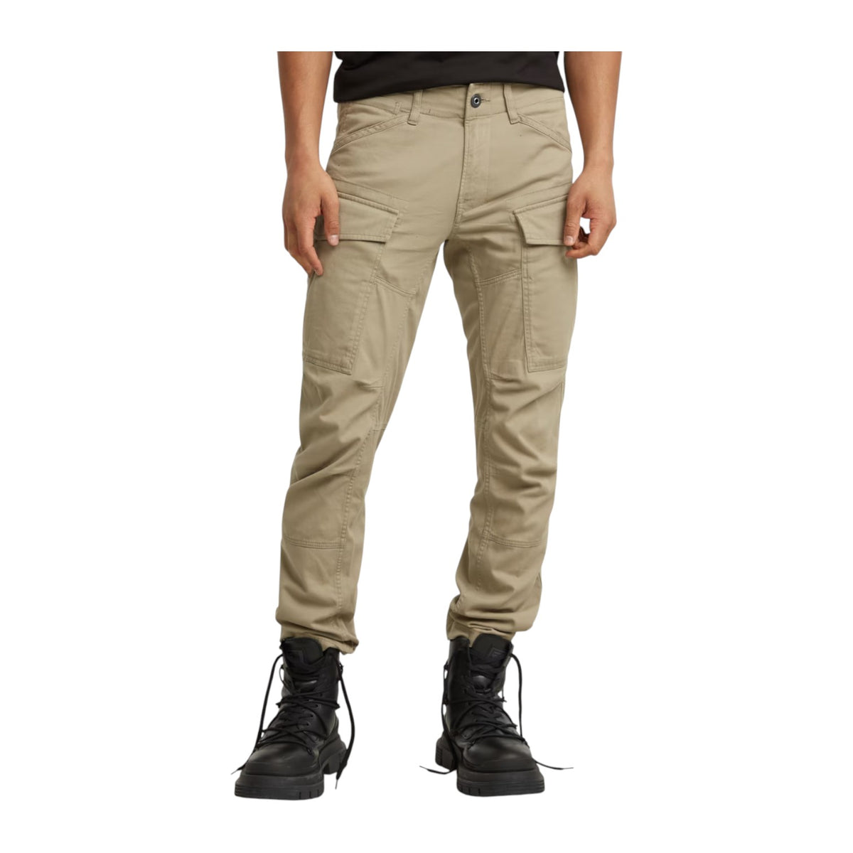 G-STAR Cargo 3D Regular Tapered Pants – Dune Beige | Men’s Utility Trousers