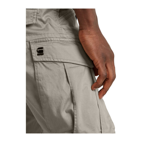 G Star Rovic Zip 3D Regular Tapered Pants - Light Grey