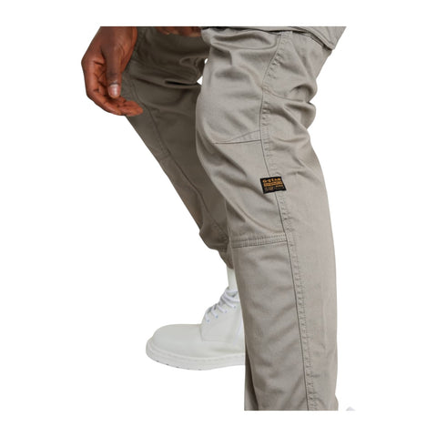 G Star Rovic Zip 3D Regular Tapered Pants - Light Grey