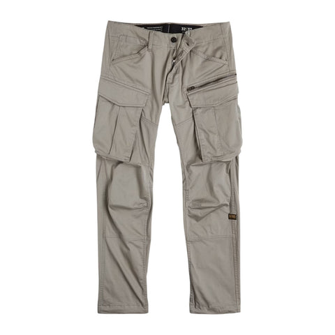 G Star Rovic Zip 3D Regular Tapered Pants - Light Grey