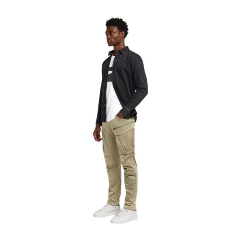 G Star Rovic Zip 3D Regular Tapered Pants - Beige