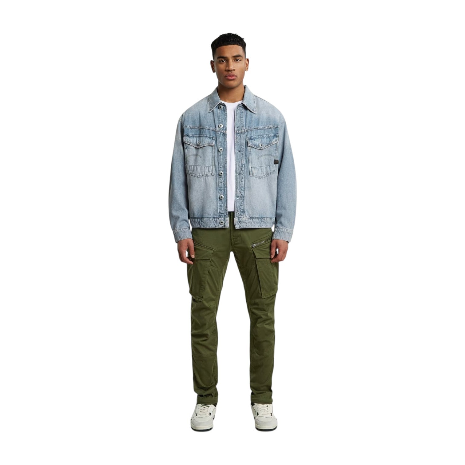 G Star Rovic Zip 3D Regular Tapered Pants - Green
