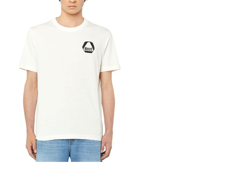 Diesel T-Shirt T-Just Cream