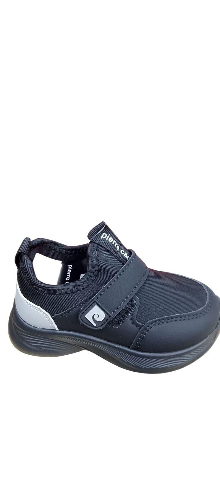 Pierre Cardin Kids Kane Sneaker Black And White